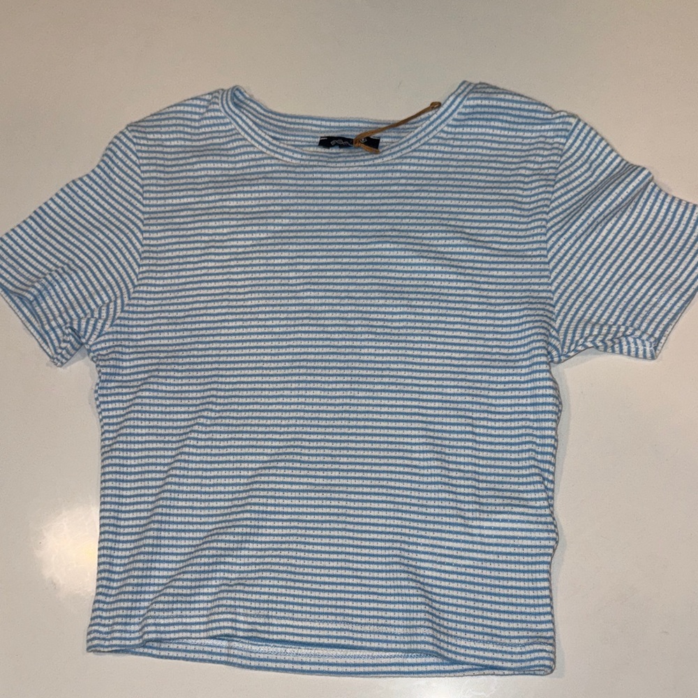 Bonobos Pointelle striped shirt size S